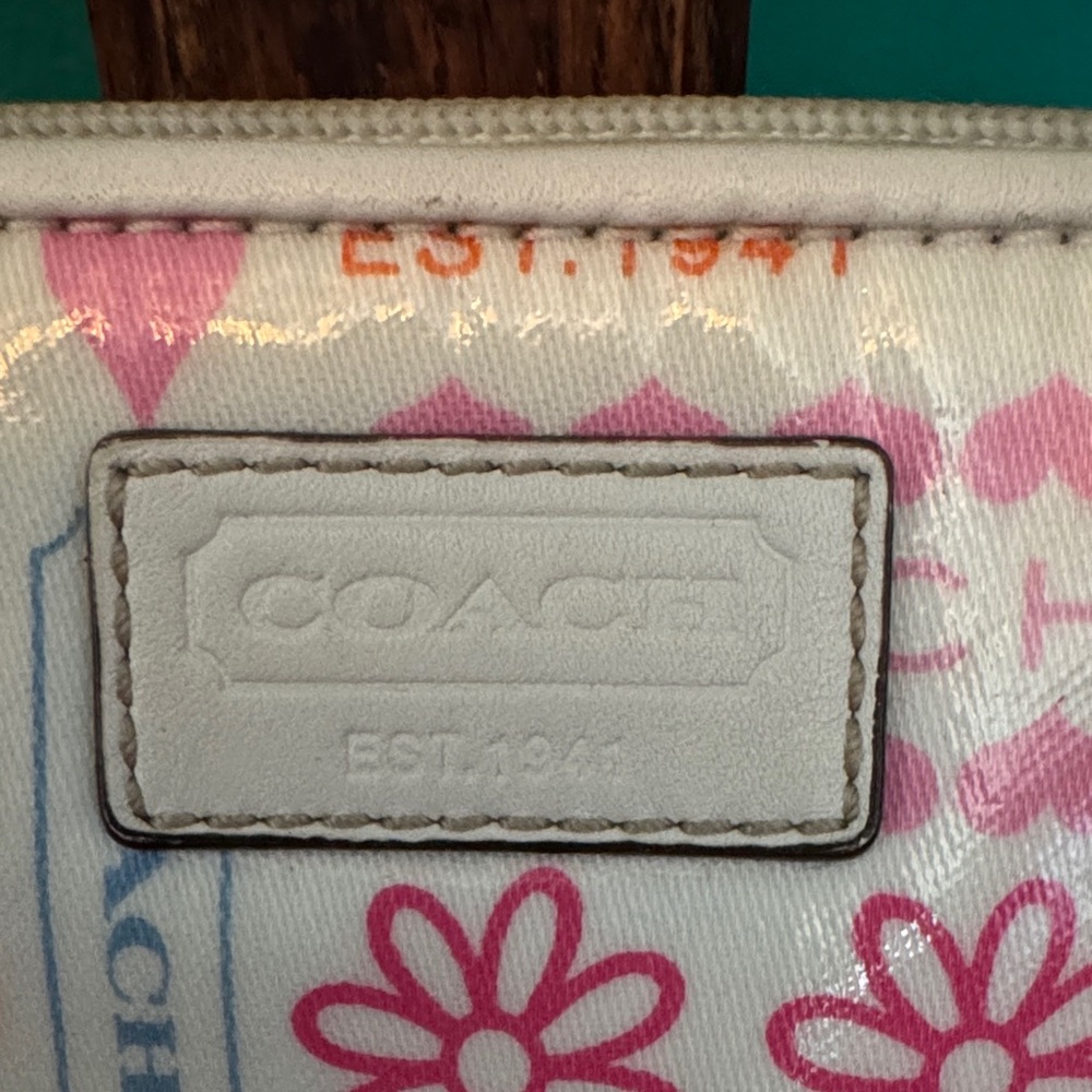 🌸☀️🌼🐝Coach Colorful Small Makeup Bag - Picture 2 of 10
